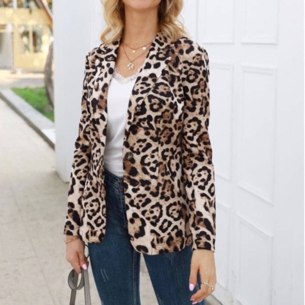 TANYA Leopard print Blazer - Picture 5 of 5
